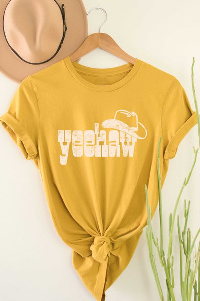 YeeHaw Tee - Mustard